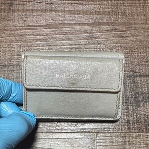 Balenciaga mini Leather tri-fold Wallet